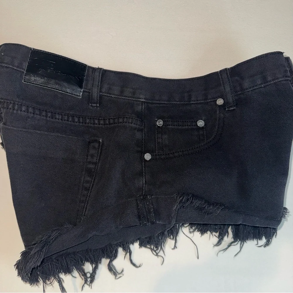OneTeaspoon‎ Bandits Relaxed Fit Long Rise Twisted Cuff Hem Button Fly Size 29
